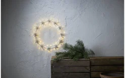 Star Trading Flower Ring Siluett 50cm Varmvit IP44* Julpynt Utomhus