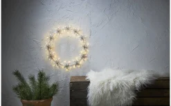 Star Trading Flower Ring Siluett 50cm Varmvit IP44* Julpynt Utomhus