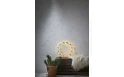 Star Trading Flower Ring Siluett 50cm Varmvit IP44* Julpynt Utomhus