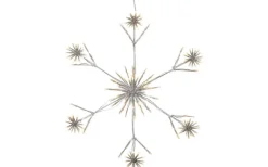 Flower Snowflake Siluett 60cm Varmvit IP44