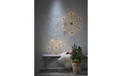 Flower Snowflake Siluett 50cm Varmvit IP44