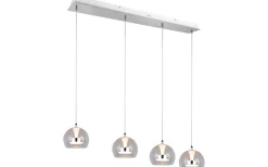 Flynt Takpendel LED 4-delad krom