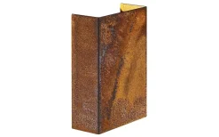 Upp & Nedljus Lampor<Nordlux Fold 10 Vägglampa LED 3000K 2x3,5W Corten IP54