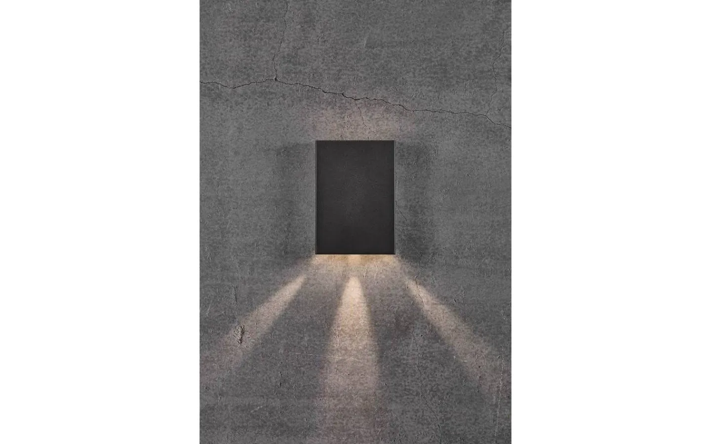 Upp & Nedljus Lampor<Nordlux Fold 15 Vägglampa LED 3000K 2x5W Svart IP54