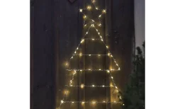 Batteri Julpynt Utomhus<Star Trading Folde Outdoor Batteridriven Siluett Gran 1,2m Silver