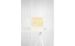 Folkabo Batteridriven Dekoration 27cm Vit