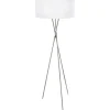 Eglo Fondachelli Golvlampa 152cm Nickel/Vit* Golvlampor