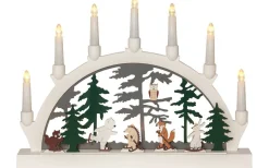 Star Trading Forest Friends Batteridriven Ljusstake 33cm* Batteri Julpynt Inomhus