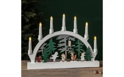 Star Trading Forest Friends Batteridriven Ljusstake 33cm* Batteri Julpynt Inomhus