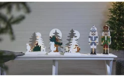 Batteri Julpynt Inomhus<Star Trading Forest Friends Batteridriven Dans Kring Gran 44cm