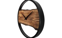 NeXtime Forest Large Väggklocka Ø45 cm Trä/Svart* Väggklockor