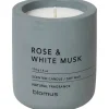 Doftljus & Doftpinnar<Blomus Fraga Doftljus Rose White Musk Ø6cm