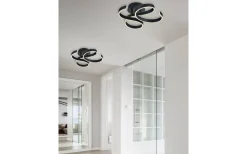 Trio Lighting Francis Plafond LED antracit* Plafonder