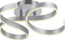 Plafonder<Trio Lighting Francis Plafond LED i borstad aluminium