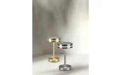 Bordslampor<Trio Lighting Franklin Bordslampa LED i borstat stål