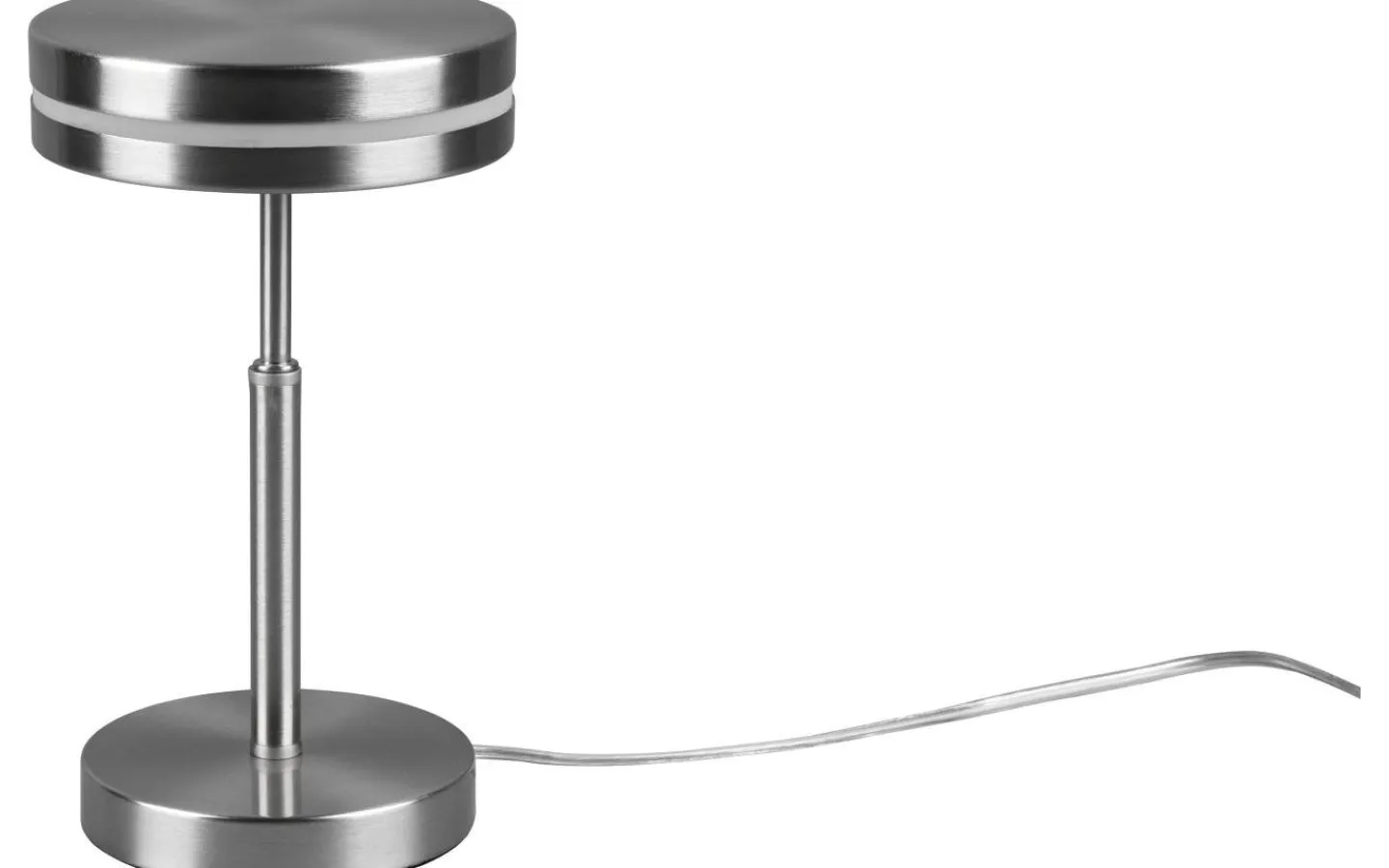 Bordslampor<Trio Lighting Franklin Bordslampa LED i borstat stål