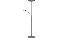 Franklin Golvlampa LED uplight borstad stål