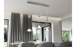 Franklin Takpendel LED 3-delad i borstat stål