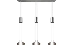 Franklin Takpendel LED 3-delad i borstat stål