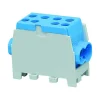 Normkomponenter<Malmbergs Fördelningsplint, AL/CU, Blå, 2x25+2x16 mm²
