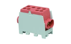 Fördelningsplint, AL/CU, Brun, 2x35+2x25 mm²