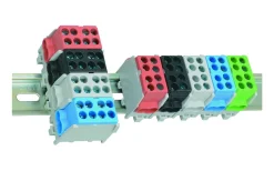 Malmbergs Fördelningsplint, AL/CU, Grå, 2x25+2x16 mm²* Normkomponenter