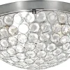 Hall & Trappa|Sovrum<Aneta Freja Kristallplafond 40cm Krom