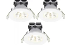 230V Led Spotlights<Nordlux Fremont Spotlight 3-Pack LED 4000K 380lm 4,5W Vit IP65