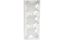 Malmbergs Förhöjningsram Optima, 3-Fack* Strömbrytare & Vägguttag