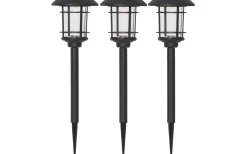 Fride Solcellslampa 3-Pack 34cm Svart