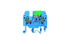 Kopplingsplintar,Kabelkanal.<Malmbergs Frånskiljbar nollplint, (blå), 2,5 mm²