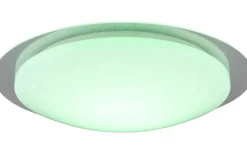 Badrumslampor Tak<Trio Lighting Frodeno H2O Plafond LED 48cm transparent RGBW IP44