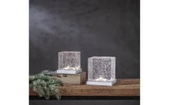 Star Trading Frost Inomhusdekoration 11cm Glitter* Batteri Julpynt Inomhus|Inomhusdekorationer Batteri