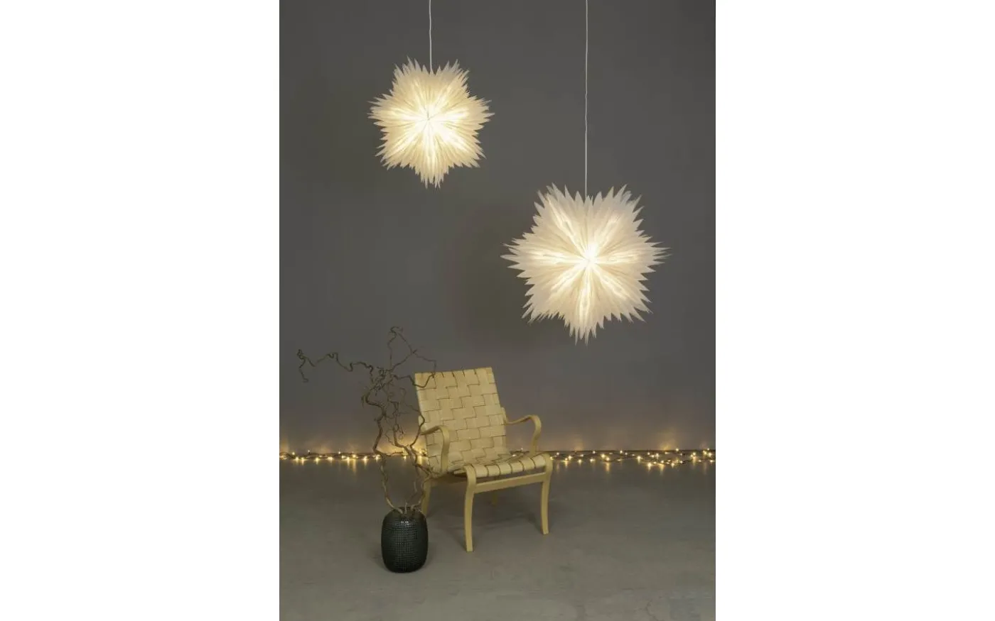 Frostbloss Julstjärna 80cm Vit