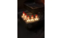 Konstsmide Frostdröm Fem små Snögubbar Varmvit LED IP44* Julpynt Utomhus