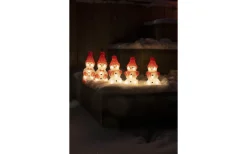 Konstsmide Frostdröm Fem små Snögubbar Varmvit LED IP44* Julpynt Utomhus