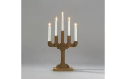 Konstsmide Frostgnista Adventsljusstake 58cm Valnöt* Visa Alla Adventsljusstakar|Adventsljusstakar 31-60 Cm