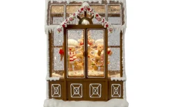 Vattenfyllda Lyktor<Konstsmide Frostnatt Batteridriven Vattenfylld lykta Pepparkakshus