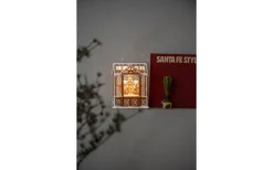 Vattenfyllda Lyktor<Konstsmide Frostnatt Batteridriven Vattenfylld lykta Pepparkakshus