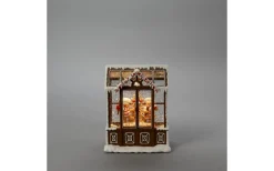 Vattenfyllda Lyktor<Konstsmide Frostnatt Batteridriven Vattenfylld lykta Pepparkakshus