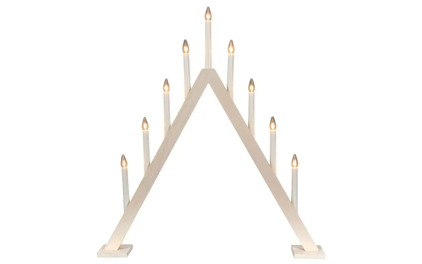 Konstsmide Frostskär Adventsljusstake 65cm Vit* Visa Alla Adventsljusstakar|Adventsljusstakar 61-120 Cm