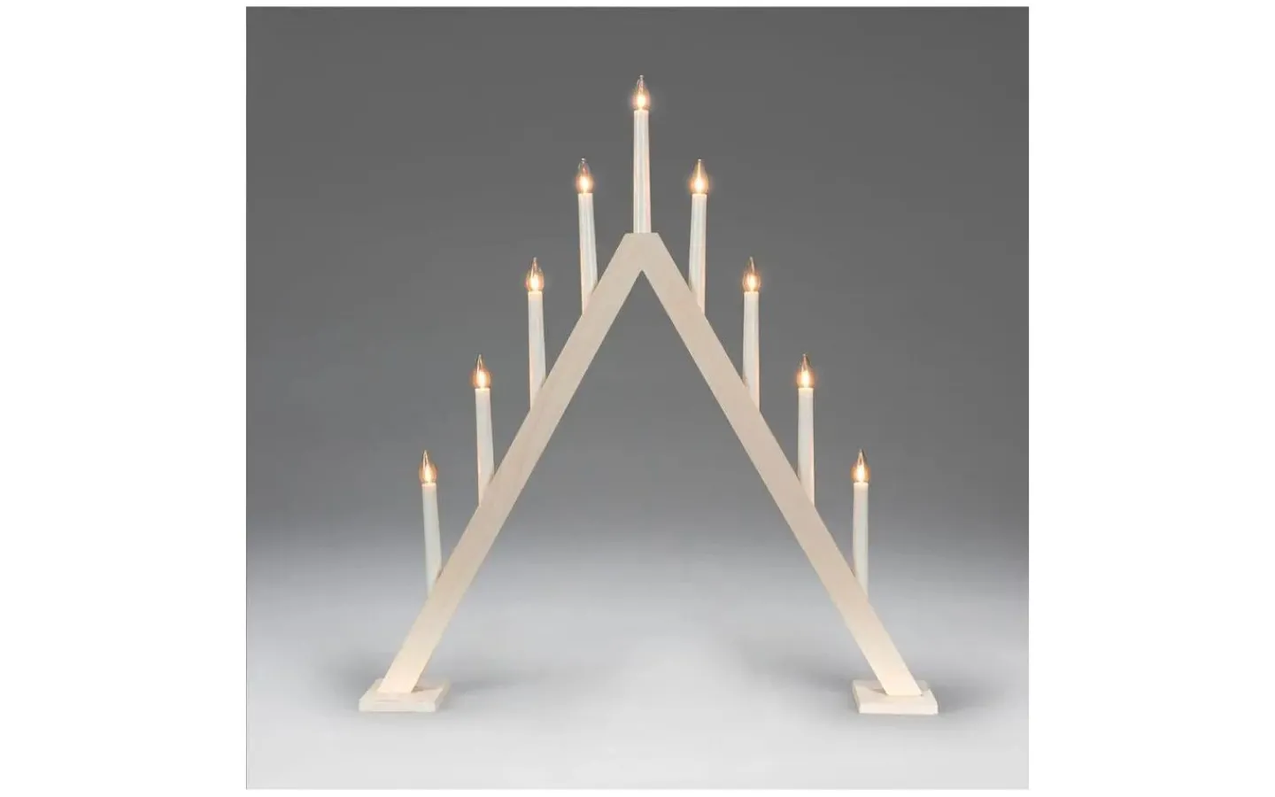 Konstsmide Frostskär Adventsljusstake 65cm Vit* Visa Alla Adventsljusstakar|Adventsljusstakar 61-120 Cm