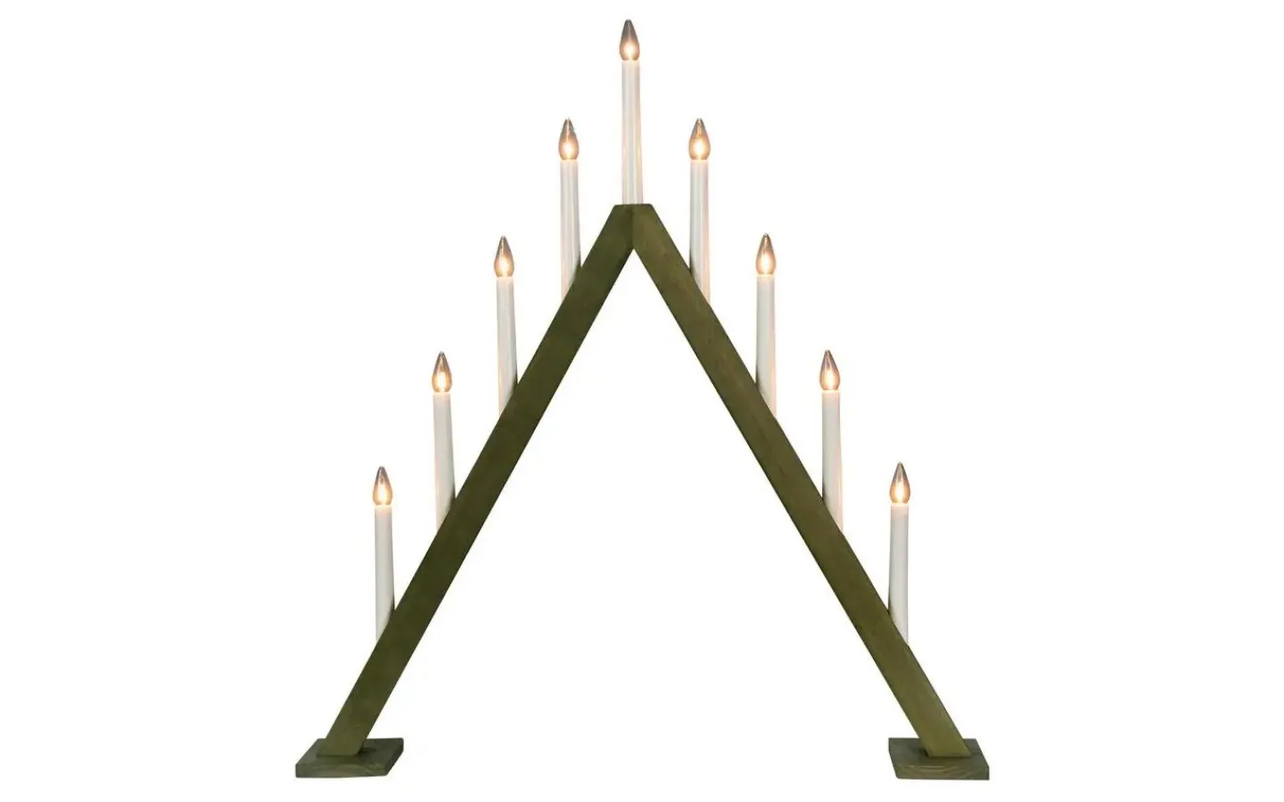 Visa Alla Adventsljusstakar|Adventsljusstakar 61-120 Cm<Konstsmide Frostskär Adventsljusstake 65cm Mörkgrön