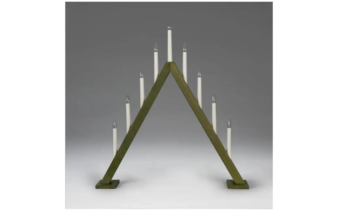 Visa Alla Adventsljusstakar|Adventsljusstakar 61-120 Cm<Konstsmide Frostskär Adventsljusstake 65cm Mörkgrön