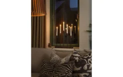 Frostspel Adventsljusstake 53cm Svart/Valnöt