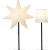 Visa Alla Julstjärnor|Julstjärnor På Fot<Star Trading Frozen Bordslampa, Skärm och Stjärna 55cm