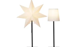 Visa Alla Julstjärnor|Julstjärnor På Fot<Star Trading Frozen Bordslampa, Skärm och Stjärna 55cm