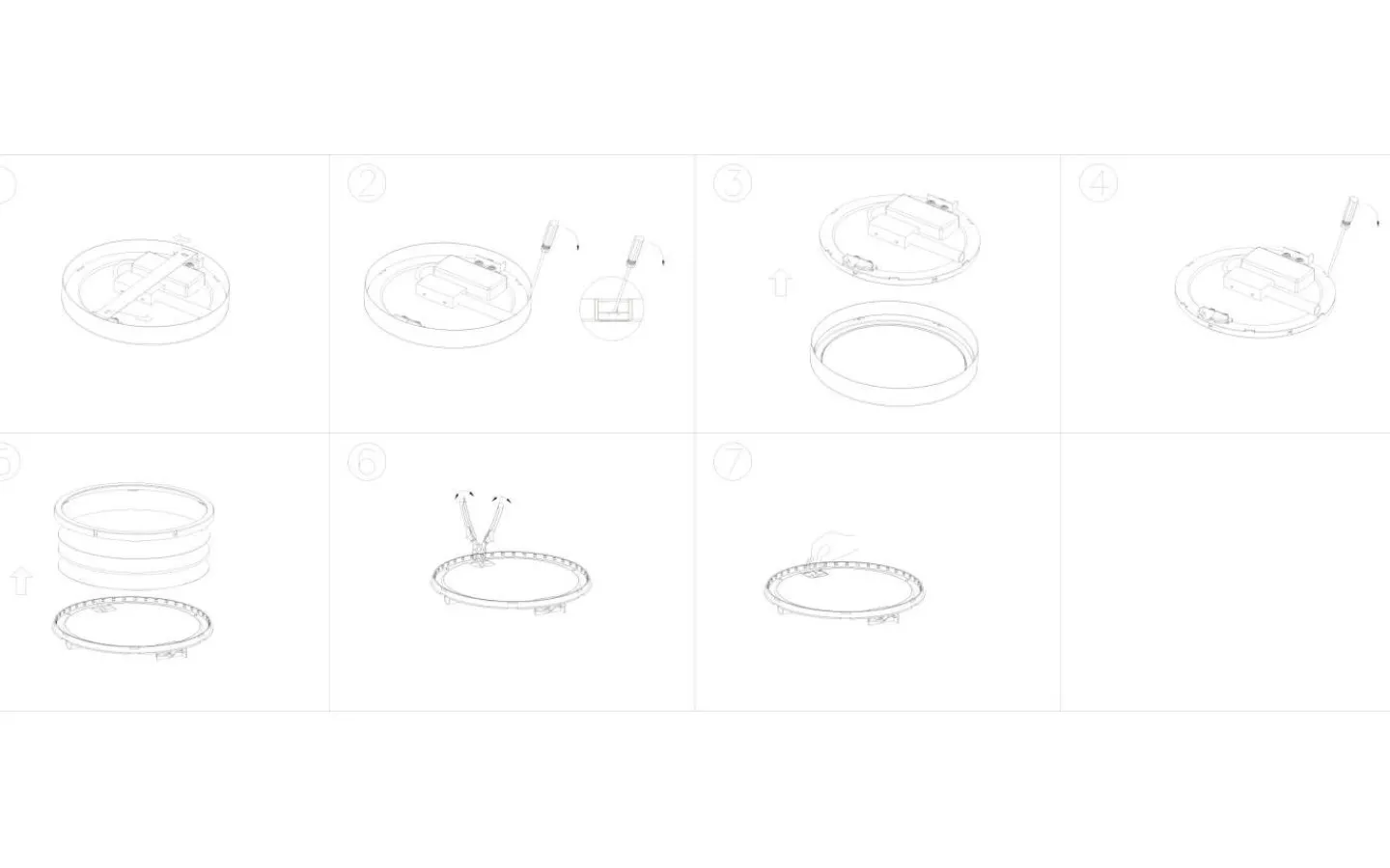 Badrumslampor Tak<Eglo Fueva 5 Plafond 29cm LED 3000K 20,5W Svart IP44