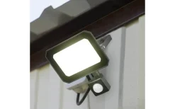 Reality Funchal Vägglampa LED 12cm mattsvart rörelsesensor 4000K IP44* Led Strålkastare