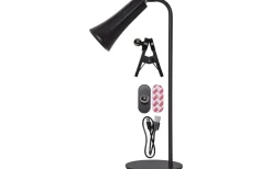 Star Trading Functional Uppladdningsbar Bordslampa 3-i-1 Svart* Uppladdningsbara Lampor Inomhus